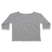 Mantis Dámske tričko s 3/4 rukávom z organickej bavlny P128 Heather Grey Melange