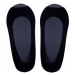 Čierne balerínkové ponožky s otvorenou špičkou Lux Line Nf Abs