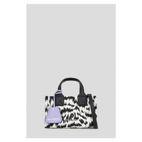 Kabelka Karl Lagerfeld K/Skuare Sm Tote Zebra Black/White