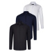 TRIPLE SET G726 DEWBERRY SHIRT-BLACK-WHITE-NAVY BLUE