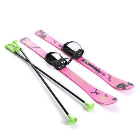 Baby Ski 90 cm - detské plastové lyže - ružové