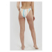 Dámske plavky spodný diel s vykrojením do V FUNDANGO Madison High Cut Bottoms-410-ice blue