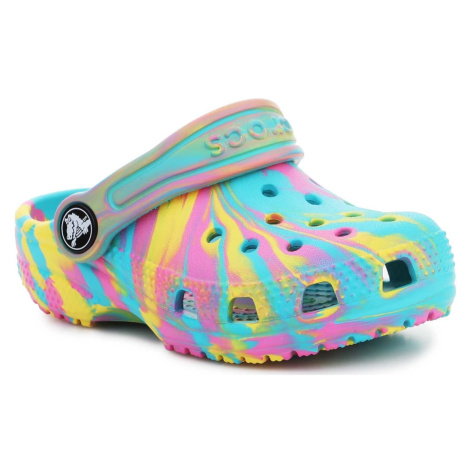 Crocs  Classic Marbled Kids Clog T 206838-4SM  Sandále Viacfarebná