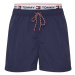 Tommy Hilfiger Underwear Plavecké šortky  námornícka modrá / svetlosivá / červená / biela