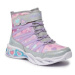 Skechers Čižmy Sweetheart Lights Dreamy Love 302667L/SMLT Strieborná