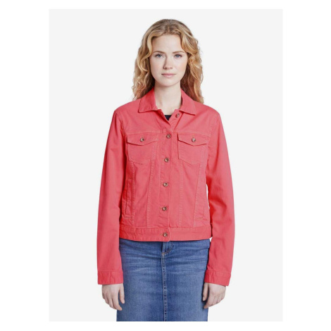 Pink Women's Denim Jacket Tom Tailor - Women