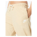 Nike Sportswear Nohavice  béžová / biela