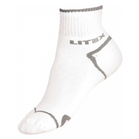 Litex Športové ponožky polovysoké 9A009 Biela