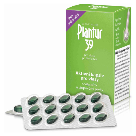 Plantur 39 Aktívne kapsule 60 cps