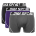 Pánske športové boxerky 3 ks DIM SPORT MICROFIBRE BOXER 3x - DIM SPORT - šedá