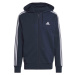 adidas ESSENTIALS FRENCH 3-STRIPES HOODIE Pánska mikina, tmavo modrá, veľkosť