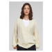 Women's knitted cardigan light beige