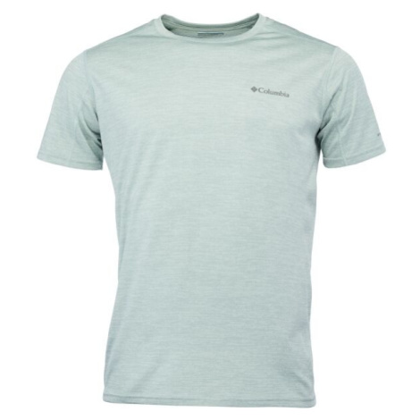 Columbia ALPINE CHILL™ ZERO SHORT SLEEVE CREW Pánske funkčné tričko, svetlo zelená, veľkosť