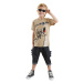 Denokids Funny Dino Boy Summer T-shirt Capri Shorts Set