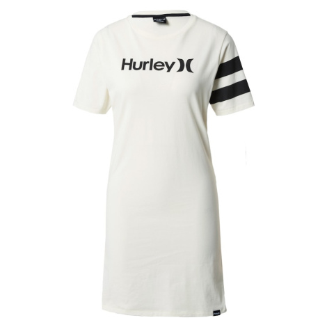 Hurley Športové šaty 'OCEANCARE'  čierna / biela