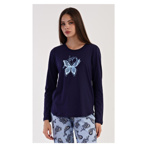 Dámske pyžamo dlhé Motýľ