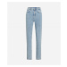 Džínsy Karl Lagerfeld Jeans Klj Hr Straight Boucle Denim Light Blue