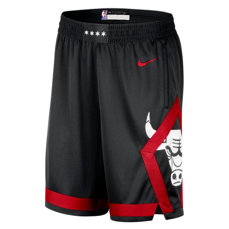 Nike NBA Dri-FIT Chicago Bulls 2023 City Edition Swingman Shorts - Pánske - Kraťasy Nike - Čiern