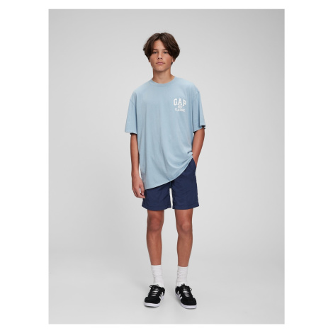 Modré chlapčenské tričko Teen organic GAP