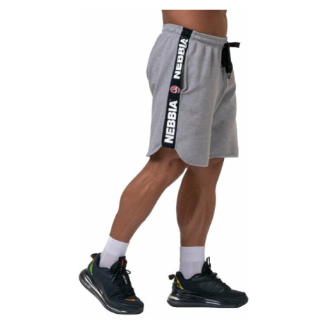 Nebbia Legend Approved Shorts Light Grey Fitness nohavice