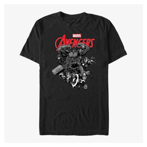 Queens Marvel Avengers Classic - Avengers Unisex T-Shirt Black