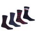 Pánske ponožky Regatta RMH049-8PQ tmavo modré Modrá 40-42