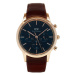 Daniel Wellington Hodinky Iconic Chronograph St Mawes Arctic DW00100639 Hnedá