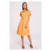 Dámske košeľové šaty Yellow S298 - Stylove Žlutá
