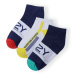 MINOTI Ponožky  námornícka modrá / modrozelená / žltá / červená / biela