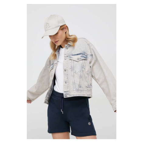 Rifľová bunda Pepe Jeans Turner Rose dámska, prechodná, oversize