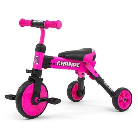 Detská trojkolka 2v1 Milly Mally Grande pink , 20C41644