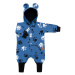 Dojčenský bavlnený overal s kapucňou a uškami New Baby Paw modrý, veľ:56 , 20C46226