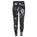 Girls' Tech Mesh AOP Leggings Dark Flowers aop