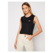 Vans Top Junior V Muscle Crop VN0A4DNG Čierna Cropped Fit