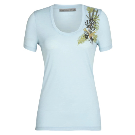 Icebreaker Tech Lite II SS Scoop Tee Fabulous Fer Haze Women's T-Shirt Icebreaker Merino