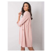 Svetloružové dámske voľné šaty RV-SK-6274.36P-pink