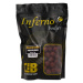 Carp inferno rozpustné boilies nutra line jogurtová jahoda - 1 kg 20 mm