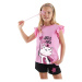 Denokids Abra Catabra Frilly Girl's Summer T-shirt Shorts Set