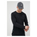 Bežecké tričko s dlhým rukávom New Balance Q Speed čierna farba, jednofarebné