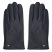 Tommy Hilfiger Pánske rukavice Essential Flag Leather Gloves AM0AM11482 Tmavomodrá