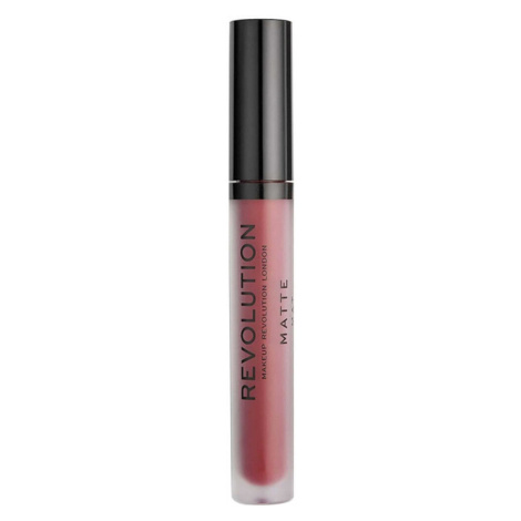 Makeup Revolution  Matte Lip Gloss - 147 Vampire  Lesky na pery Hnedá