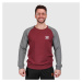 Pánska mikina Iron Aesthetics Jumper, wine/grey