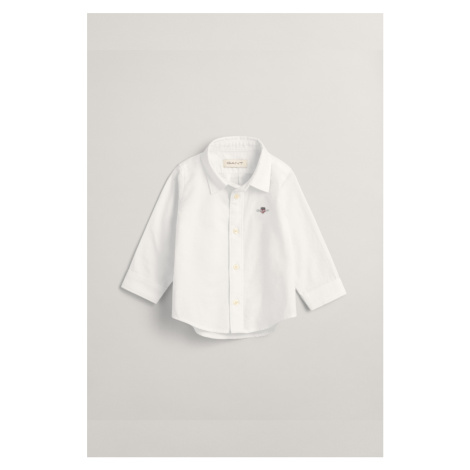 KOŠEĽA GANT SHIELD OXFORD SHIRT WHITE