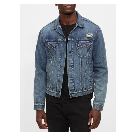 Džínsová bunda icon denim jacket Modrá GAP