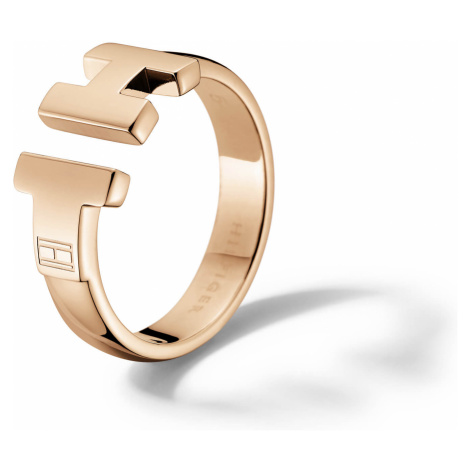 Tommy Hilfiger Luxusné bronzový prsteň z ocele TH2700862 52 mm