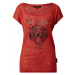 BE EDGY T-Shirt 'Katha'  hrdzavo červená / čierna