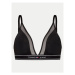 Tommy Hilfiger Podprsenka Bralette UW0UW05130 Čierna