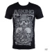 Tričko metal ROCK OFF Asking Alexandria Skull Stack Čierna