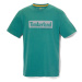 TIMBERLAND Tričko  smaragdová / biela
