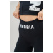 NEBBIA - Cyklistické šortky s vysokým pásom GYM THERAPY 628 (black) - NEBBIA